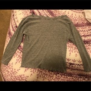 Brandy Melville Gray Shirt